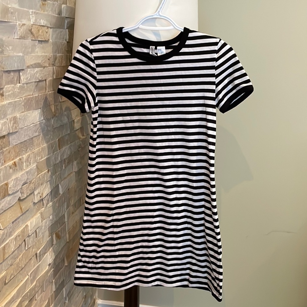 Striped T-shirt dress